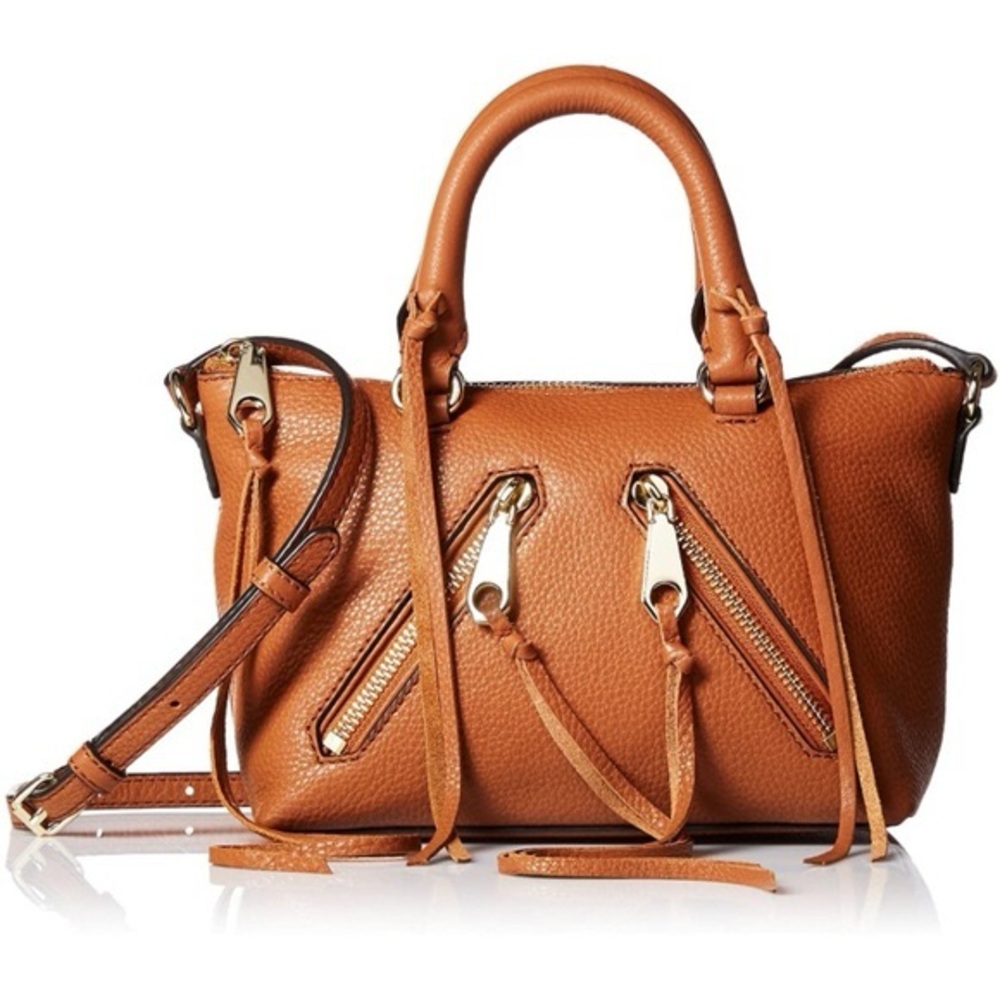 Rebecca Minkoff Micro Moro Soft Brown Leather Satchel/Crossbody